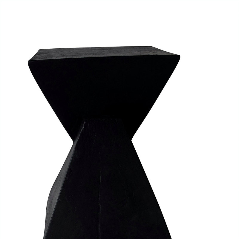 TESS Modern Side Table – Stylish End Table Compatible with Living Room, Bedroom, or Office,Versatile Home Furniture,Black Color