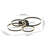 32.7 Inch Modern LED Flush Mount Light For Bedroom Remote Control-1510614735