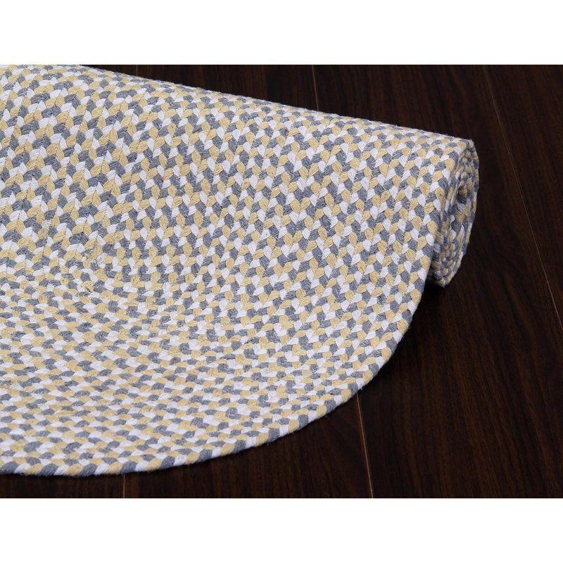 Tapis tressé à la main Tasley, Rond 6 pi