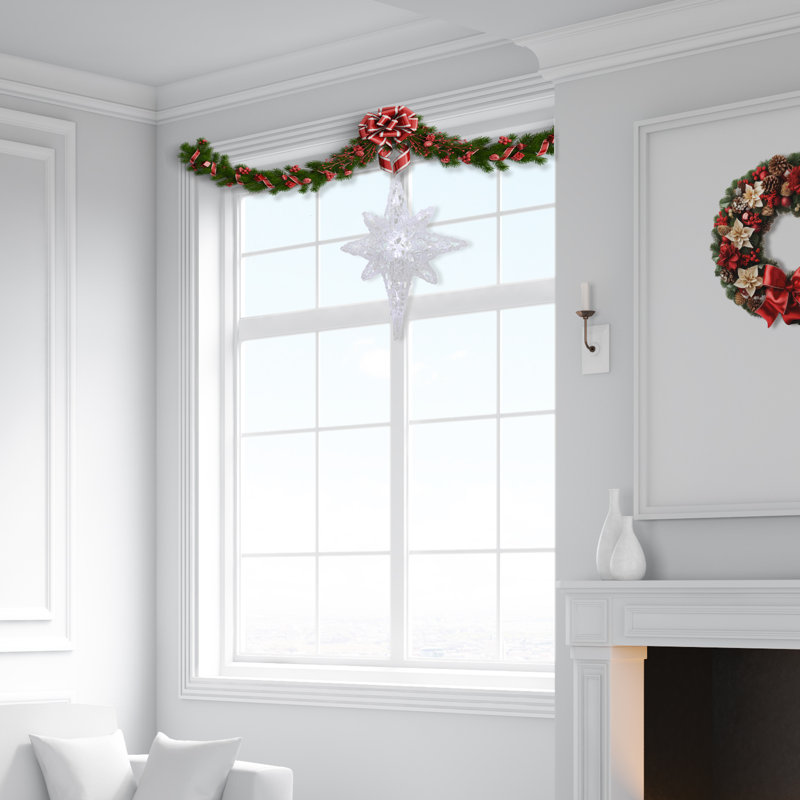 Twinkle Lighted Window Décor