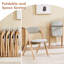 Chaise rembourrée empilable rembourrée et rembourrée-115937641