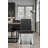 Pangea Home Sienna Halewood Upholstered Faux Leather Side Chairs - Indoor Dining Chairs – Modern Chair - Set of 2 Vegan Chairs for Kitchen, Dining Room, Bedroom or Waiting Rooms- Black Dining Chairs-210701890