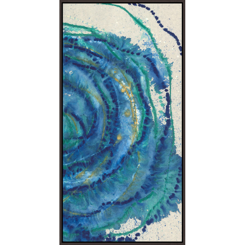 Mixed Up VIII Painting by Danielle Davis, Glass Coat, 61.75" H x 31.75" W