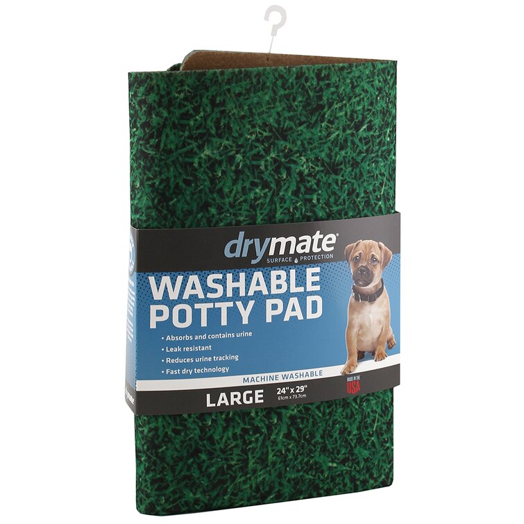Potty Pad, Washable Puppy Training Mat, Absorbent Mat Contains Liquids,  Protects Floors, Washable/Reusable/Durable