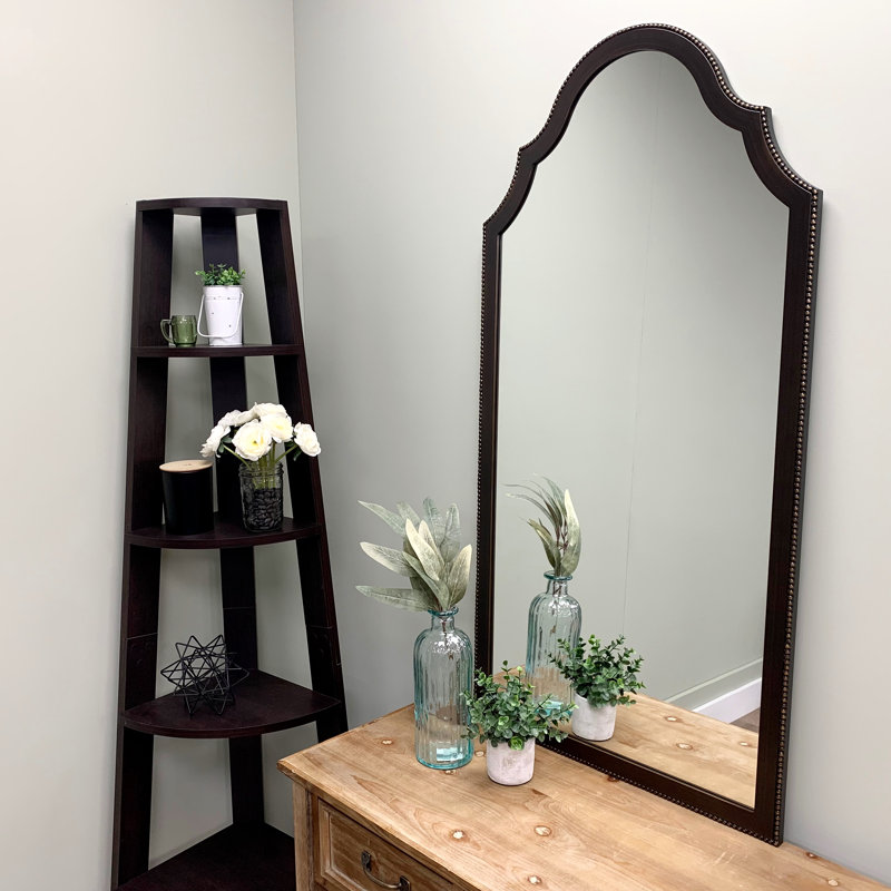 Couran Arch Mirror, 47.38" x 23.38", Rubbed Bronze