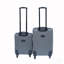 Ensemble de deux valises souples en tissu Oxford durable avec poignée ergonomique et roues silencieuses à 360 °, gris-130173785