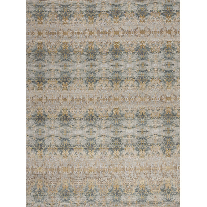 Impressions Hand Knotted Area Rug, Rectangle 10' x 14'