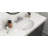 Ruvati Undermount Bathroom Vanity Sink White Oval Porcelain Ceramic with Overflow - -101342108