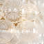 Lustre 12 lumières en verre Twisty