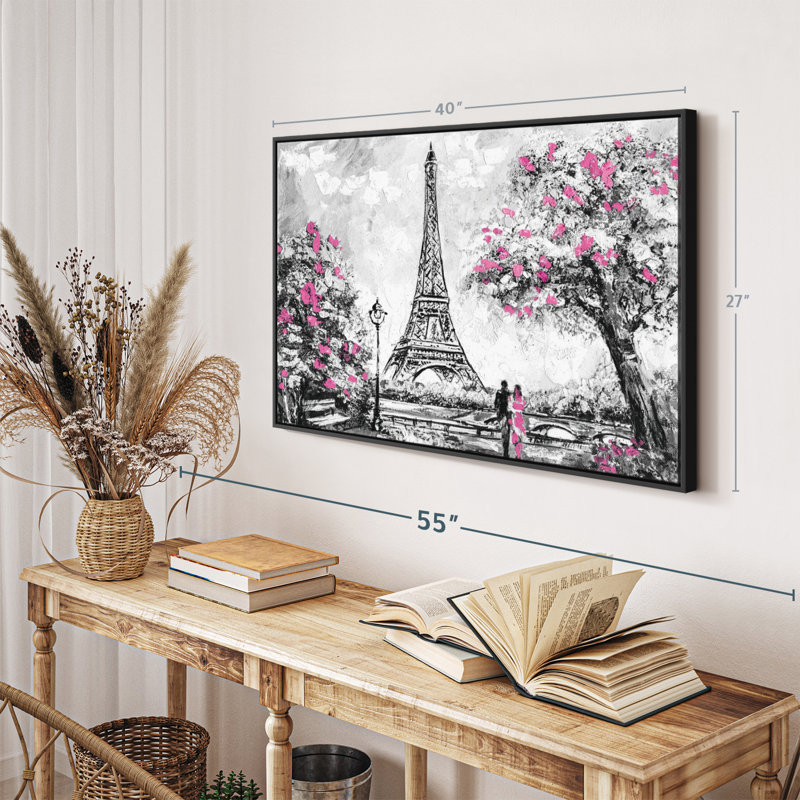 Places "Tour Eiffel, impression sur toile", H 27 po x l 40 po