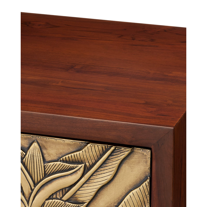 Jardin Solid Wood Accent Cabinet
