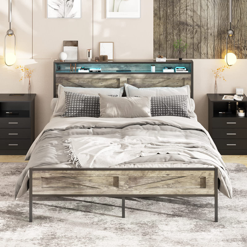 Levering Bookcase Bed, King
