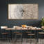 Anneau d'arbre monochrome, impression sur toile encadrée-96074449-111664885