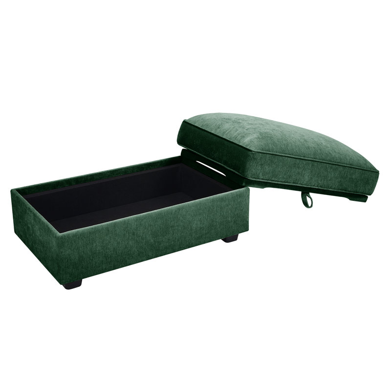 Chenille With Clean Line Crescent Design, Hidden Storage In Footrest, Piped , Multiple Seat Configurations Chenille, - Shaped Structure, Seat, Wear And Wrinkle , Color Options
