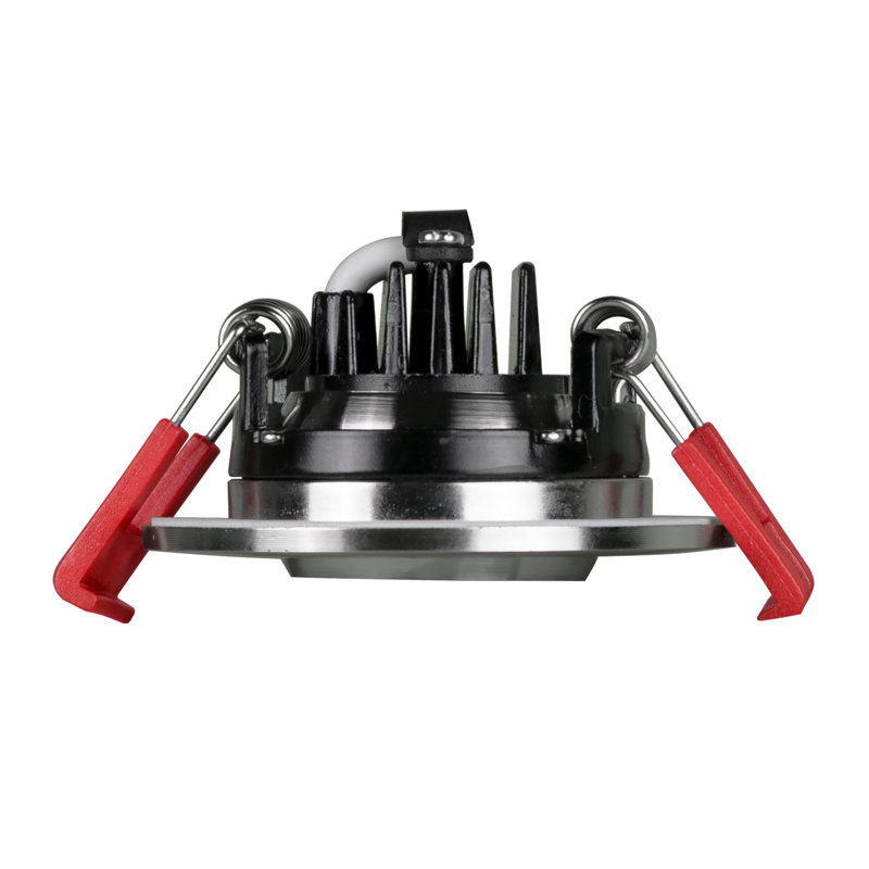 Plafonnier encastré à DEL 2,55 po à intensité variable, Nickel, 5000 K