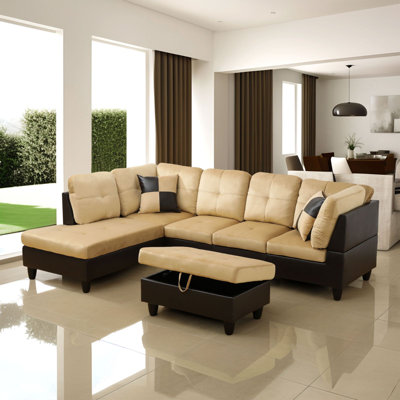 Larelle 103.5" Wide  Sofa & Chaise