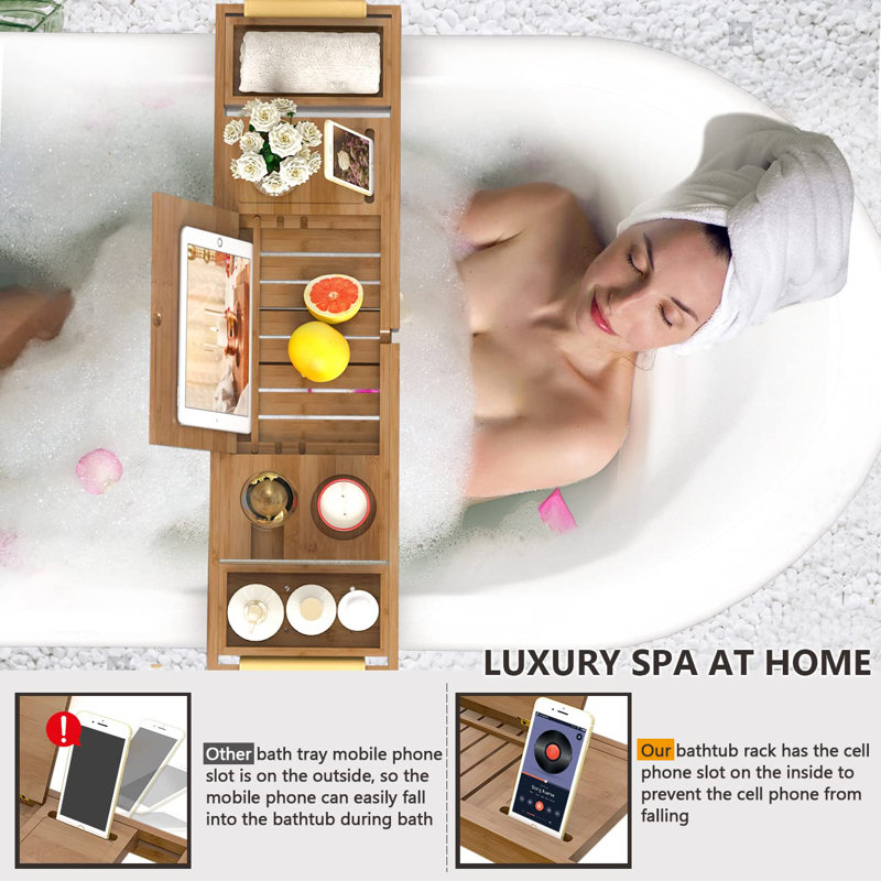 Serviteur de salle de bain en bambou Idylwood, Bambou