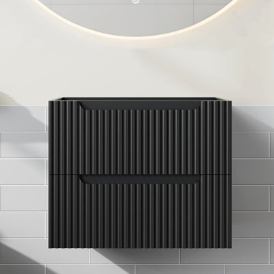 Modern Wall-Mounted Floating Bathroom Cabinet (Cabinet Only)