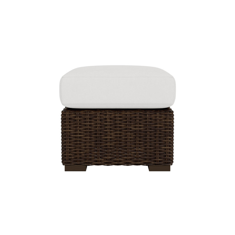 Mesa Outdoor Ottoman, Canvas Spa Sunbrella® Canvas