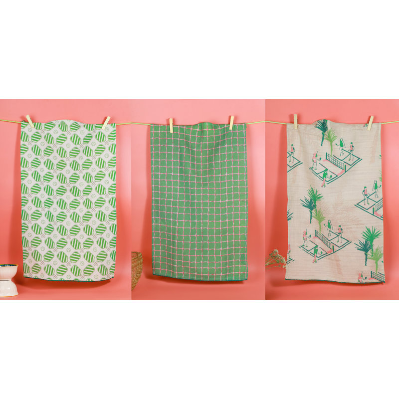 Pickleball Game Day Kitchen Towel Set