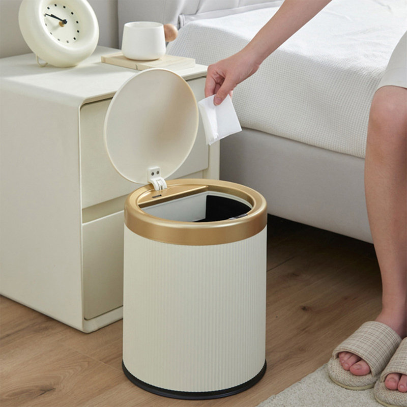 Automatic Motion Sensor Trash Can With Lid
