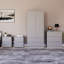 Tanino 4 Piece Bedroom Set (2 Drawer Large Bedside Chest X2, 3 Drawer Chest, 2 Door 2 Drawer Wardrobe)-185094935