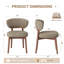 Upholstered Solid Wood Dining Chair-1071630912