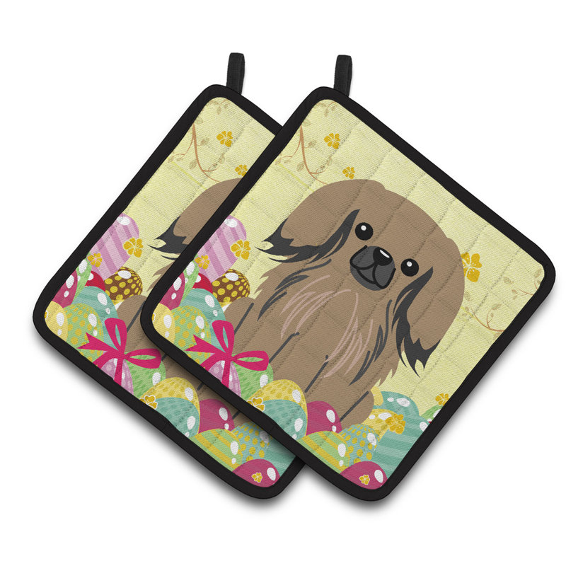 Caroline's Treasures Polyester Potholder, Peach