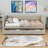 Berla Twin Size 2 Drawers Upholstered Daybed-2103972323