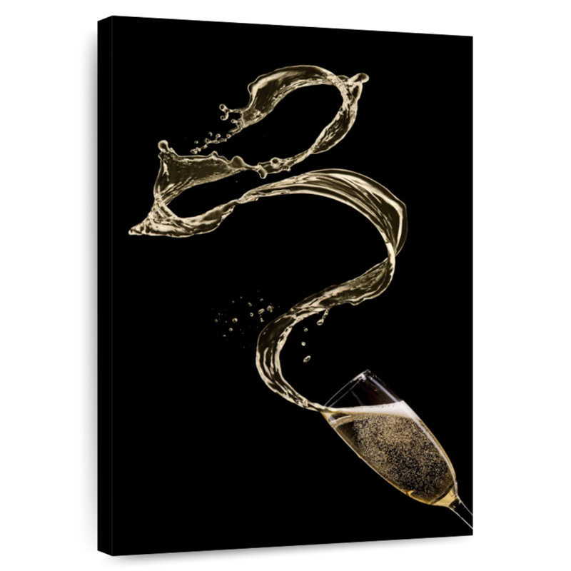 Yarlin Champagne Splash, 39" H x 26" W