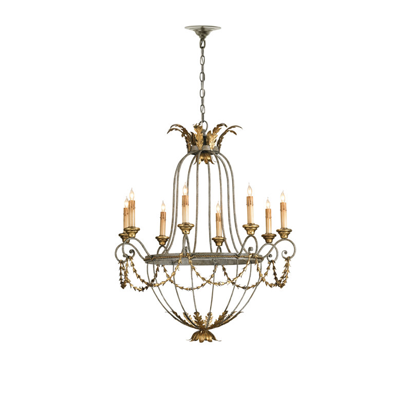 Elegance 8 - Light Dimmable Empire Chandelier