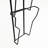 FixtureDisplays Vertical Wall Mounting 6 Pockets 4 X 6" Greeting Card Post Card Rack 4.7 X 2.2 X 30.3" With Slight Pocket Overlap 11713-4X6-BLK