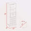 Armoire de bar 12 tablettes 2 tiroirs 12 bouteilles-1545942715