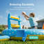 Piscine pour enfants avec glissade gonflable Kiddie