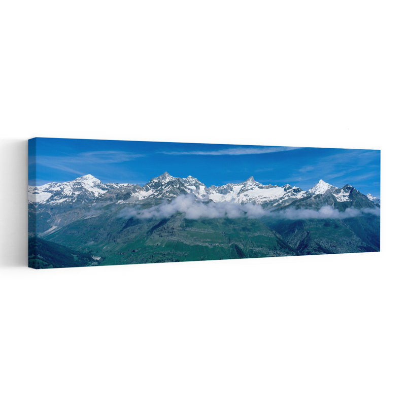 Swiss Alps Switzerland by Murat Taner - Wrapped Canvas Panoramic Print, 40.64 cm H x 121.92 cm W