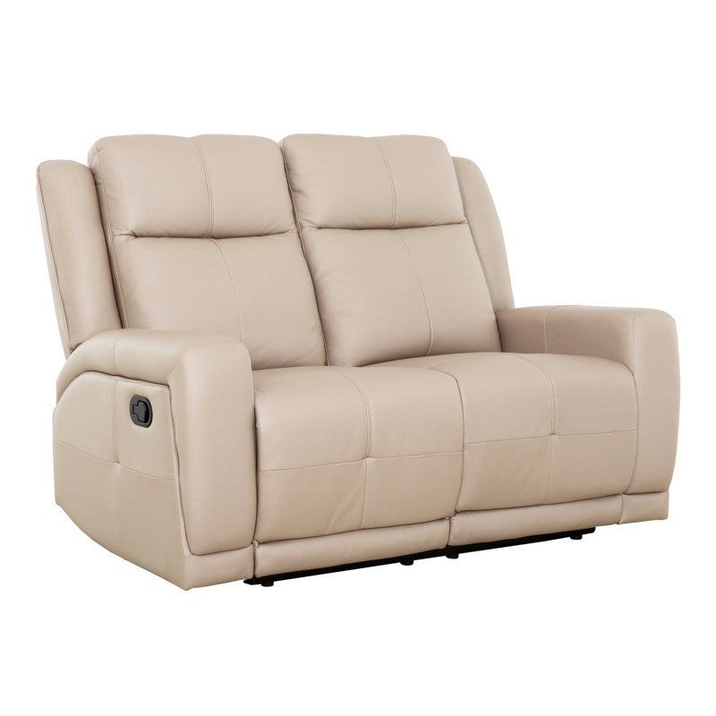 Causeuse inclinable en similicuir de 57 po Mattheo