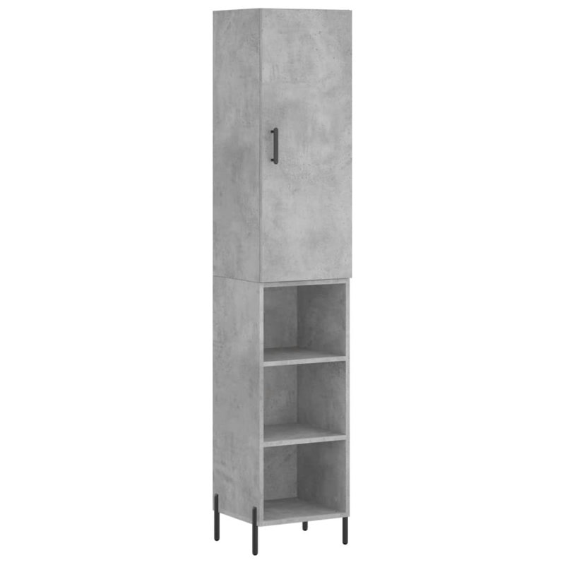 Caroga 34.5cm Sideboard, Concrete Grey 2