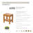 Teak Shower Bench-64289951