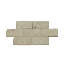 3x6 IVORY UNFILLED & DEEP