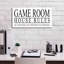 «Game Room House Rules I» par Cindy Jacobs, estampe numérique sur toile-1306032155