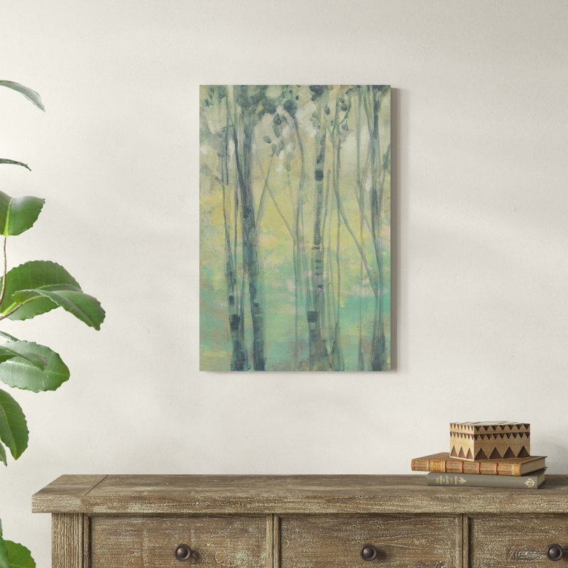 La lumière dans les arbres I, H 30 po x l 20 po x P 1 po