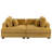 Bentura Oversized Upholstered Orange Corduroy Sleeper Sofa Bed Lounge Modular Sofa with Armrests & Throw Pillows-93845554