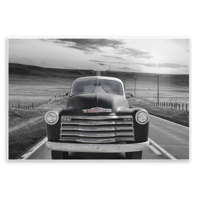 Photographie de voiture rétro, art mural par Lori Deiter, 13" H x 19" W