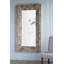 Miroir de plancher rectangulaire pleine longueur 39 po x 3,5 po x 75 po avec cadre en bois vieilli