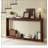 70.1"corrugated texture storage table for entranceways, narrow wooden console sofa table, can be placed behind the sofa, suitable for entranceways, corridors, and front door.Walnut.70.1"L*8.7"W*35.5"H-912090550