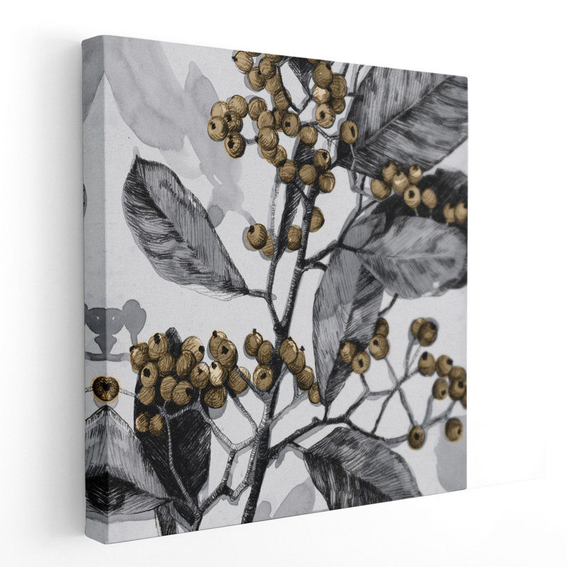 Holly Shadow I - reproduction d'art sur toile, H 12 po x l 12 po