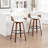 Devlin Faux Leather Upholstered Swivel Mid-Century Stools-1858617246-1858617245