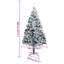 13.12' H Lighted Artificial Christmas Tree