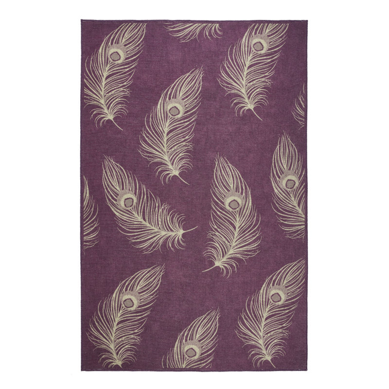 Geometric Digitally Printed 100% Polyester Area Rug, Runner 61 x 230 cm