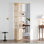 Porte pliante en verre et bois massif 8-Lite avec trousse de quincaillerie d'installation